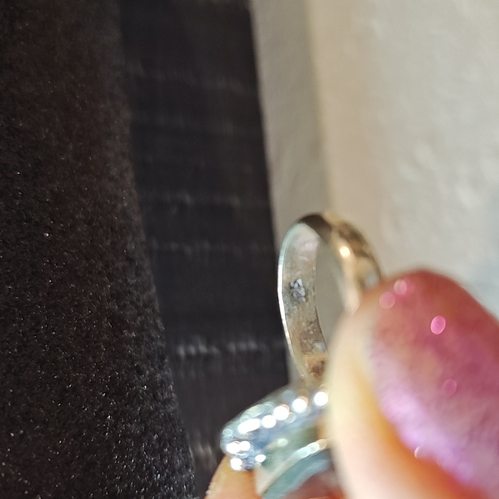 Ghost Crystal (Quartz) Gemstone Ring - Size 6 1/4 - Picture 8 of 8